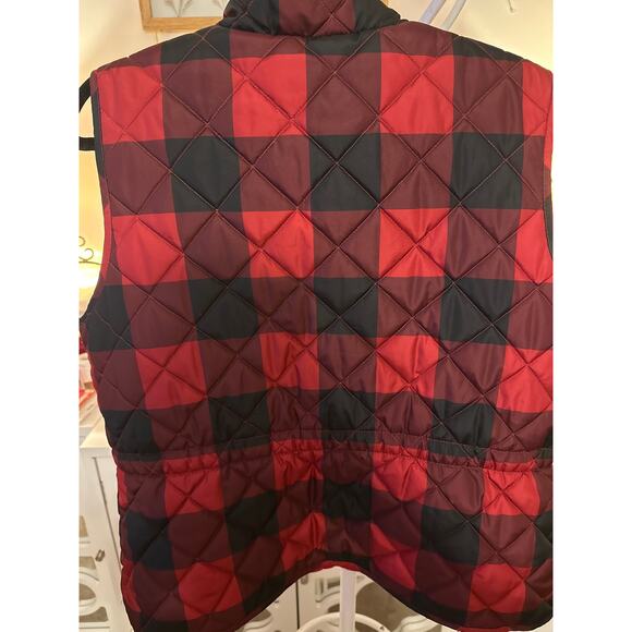 Plaid Puffer Vest - Picture 2 of 3